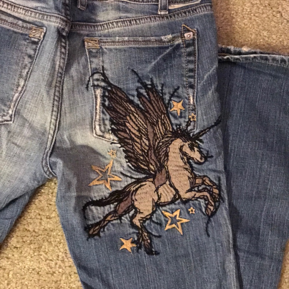Pegasus Embroidered Jeans